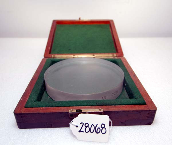 Van Keuren Optical Flat 6 in. VK C2N  (Inv.28068)