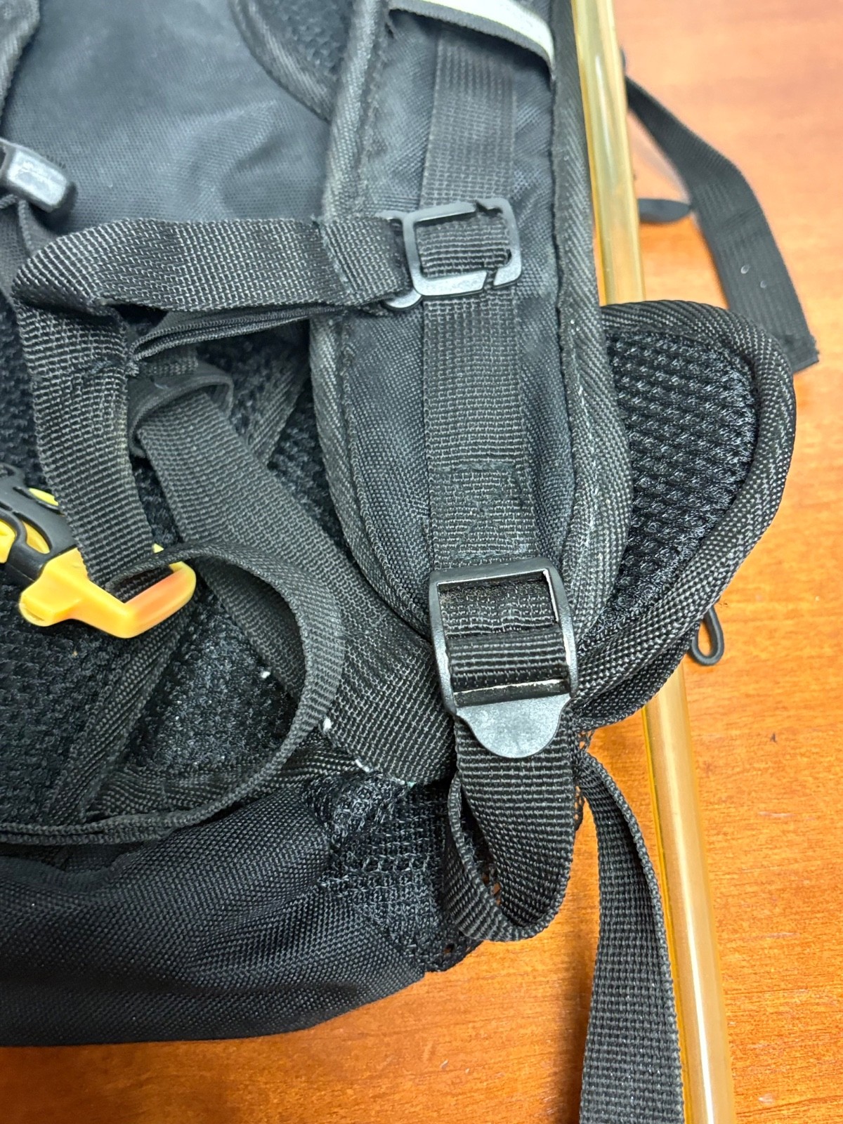 Ecogear Glacier Black Grey Recycled Polyester Hydration Hiking Backpack OS