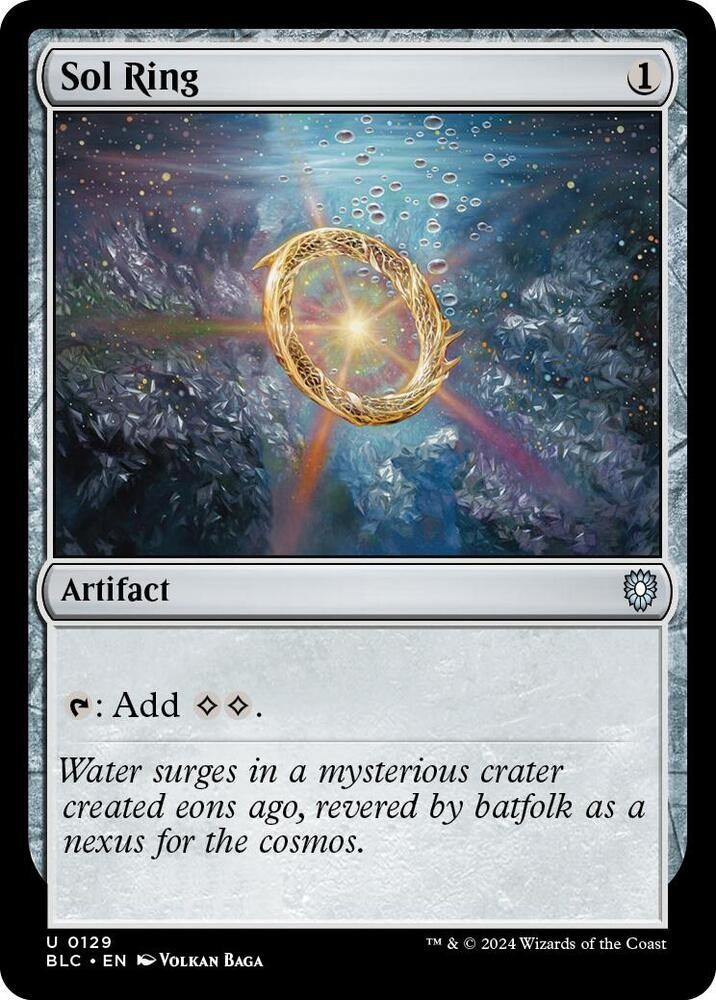 1x Sol Ring - Commander: Bloomburrow - NM  -  MTG