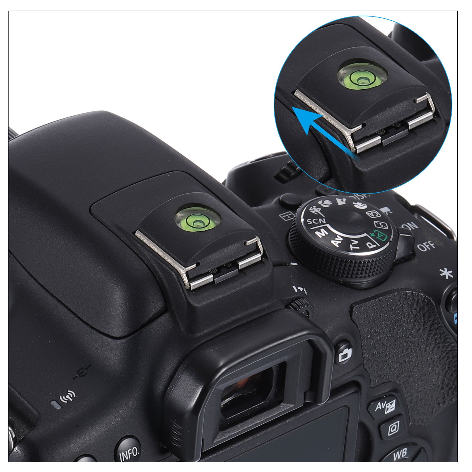 Camera Level Hot Shoe Cover Cap, 3 Pcs 1 Axis Bubble Level Camera Protector