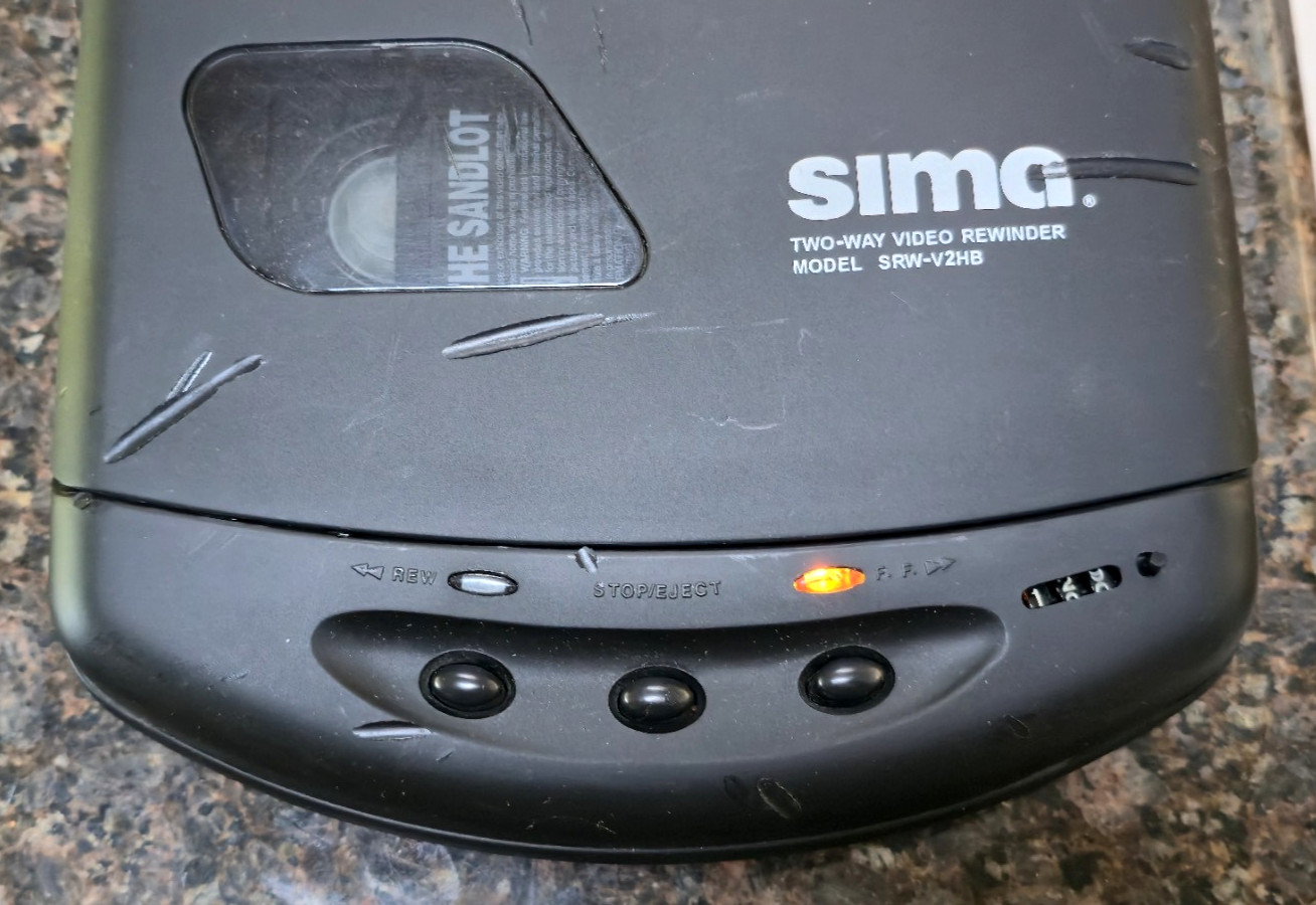 SIMA Two-Way Video Rewinder Model SRW-V2HB - WORKING