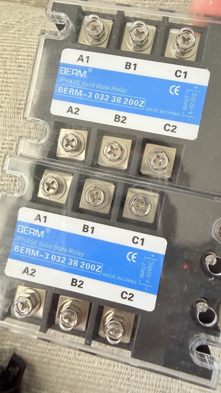 BERM 3-Phase Solid State Relay BERM-3 032 38 200Z New Open Box 3-32VDC