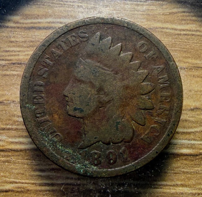 1891 Indian Head Cent - Actual Coin Shown - Free Shipping & Tracking INV#11