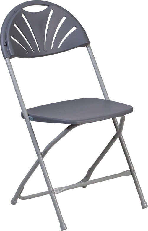 (100 PACK) Gray Color Folding Chairs Foot Caps For Rental Style Poly Chairs