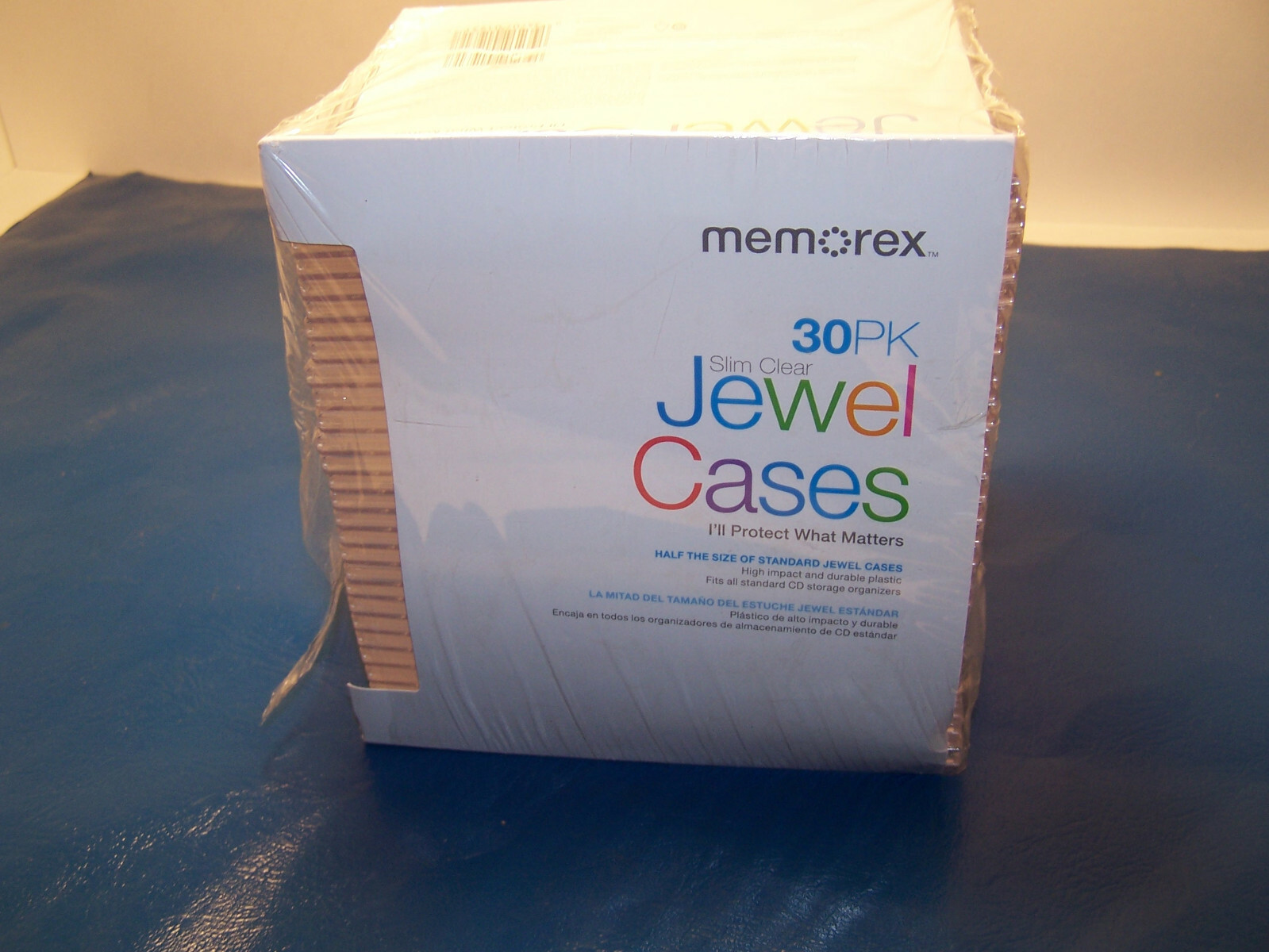 Memorex  Slim Jewel Cases for CD DVD Storage Clear Case  27 Pack   NEW