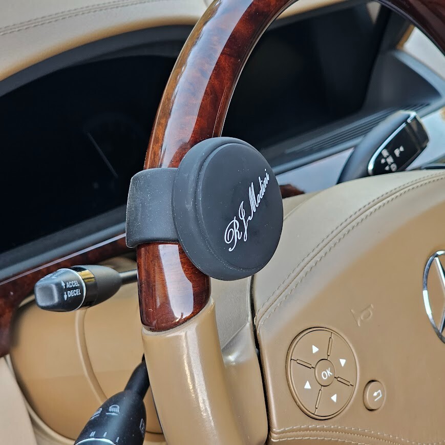 A permanent,safe install car hand control. Disabled/Handicapped - SCI, H quality