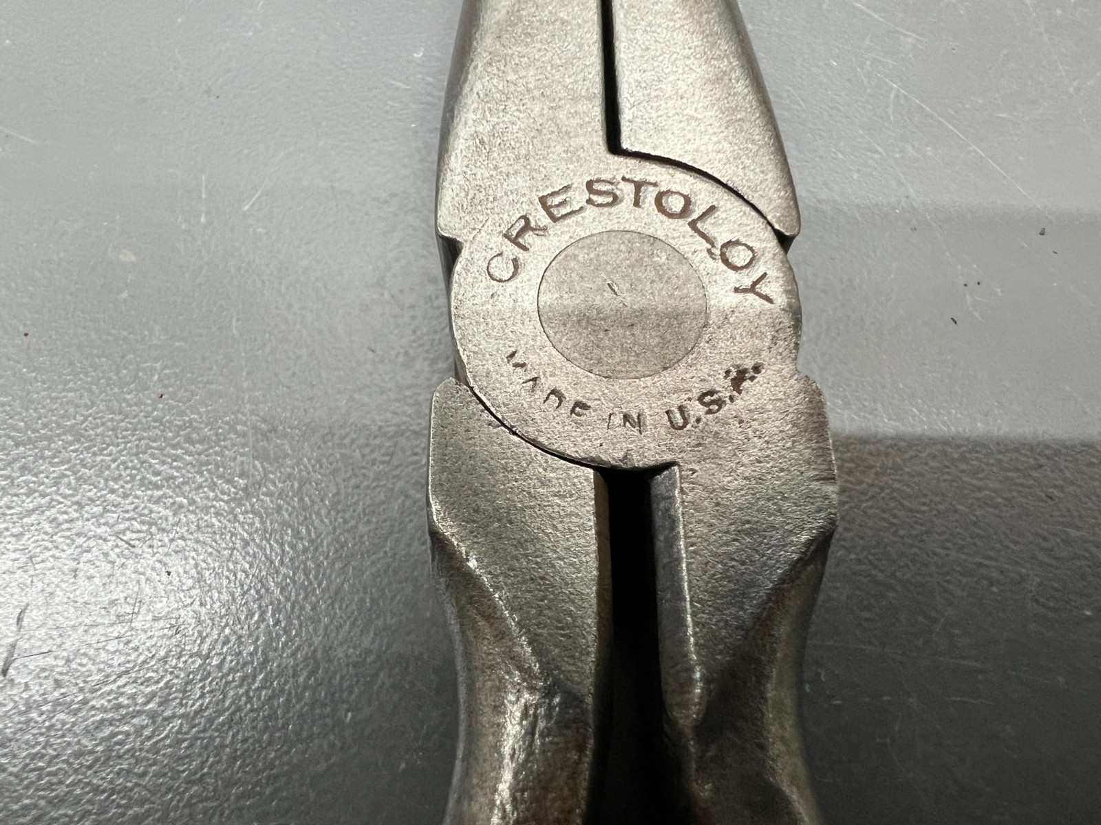 (J) VINTAGE CRESCENT TOOLS CRESTOLOY 1033-7 7" 178MM NEEDLE NOSE PLIERS VGC USA