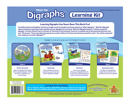 Meet the Digraphs Learning Kit - FAST SHIPPING INCLUDED