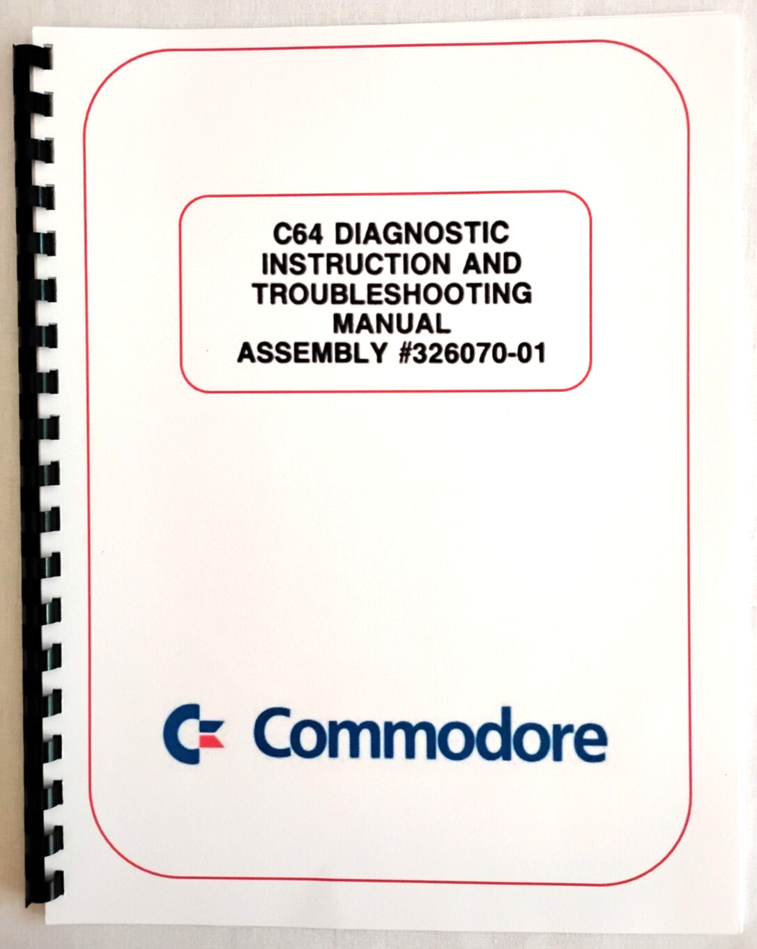 Commodore 64 Diagnostic & Troubleshooting Manual C64 - USA Seller