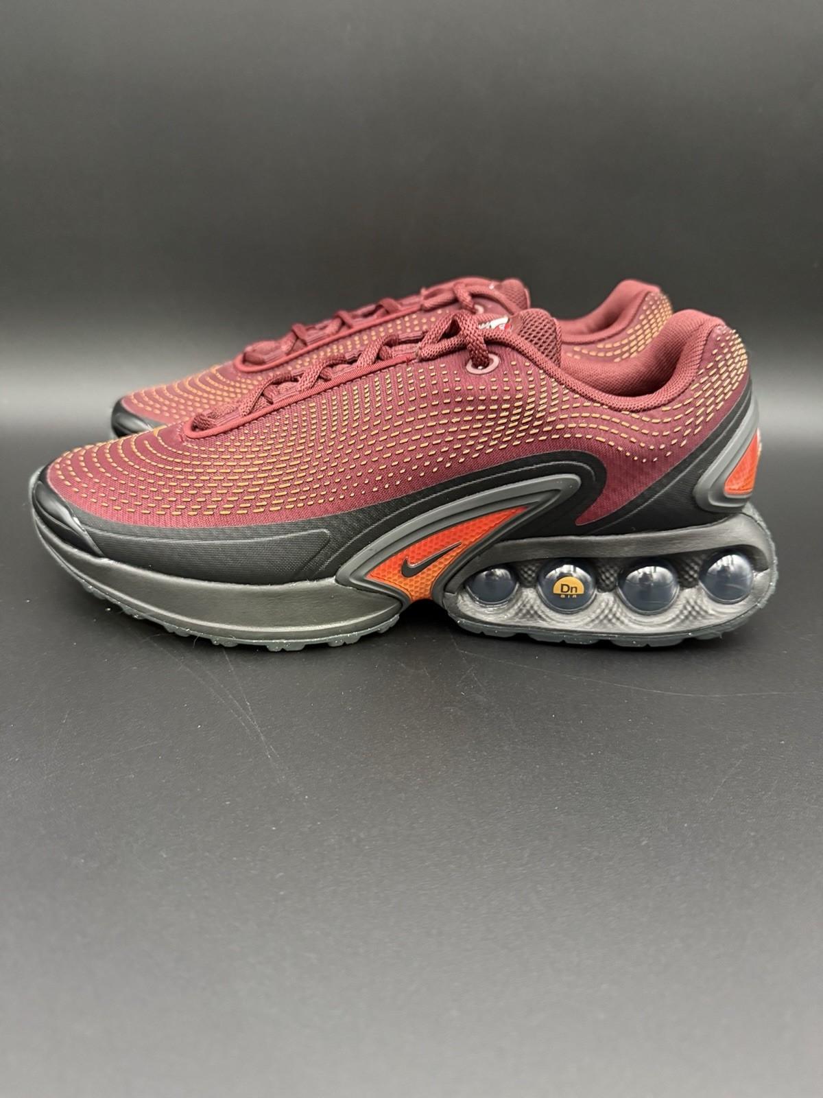 Nike Air Max DN Dark Team Red Black Gold DV3337-600 Men's Sneakers Sizes NEW