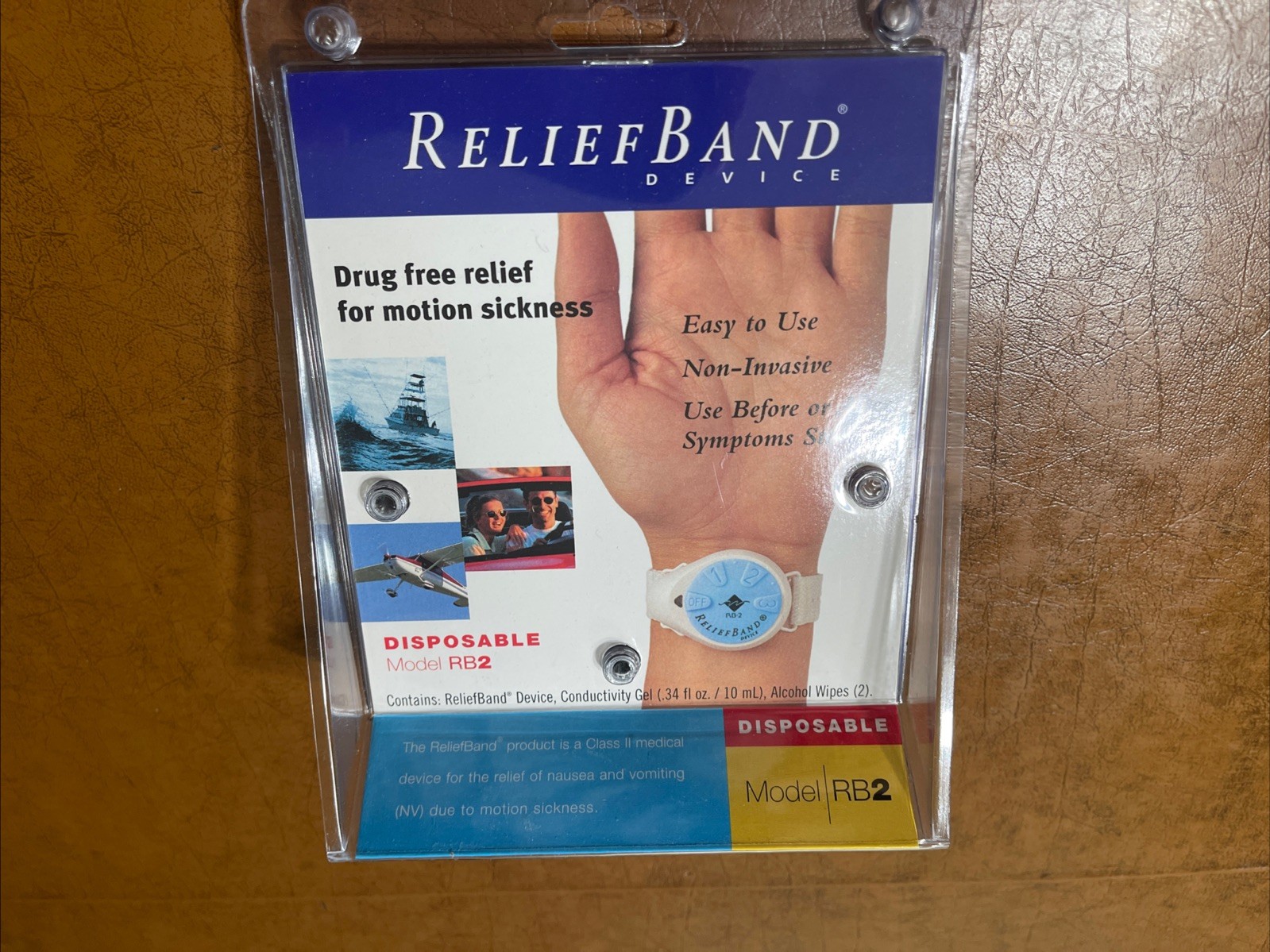 ReliefBand Disposable RB2 White Brand New Sealed