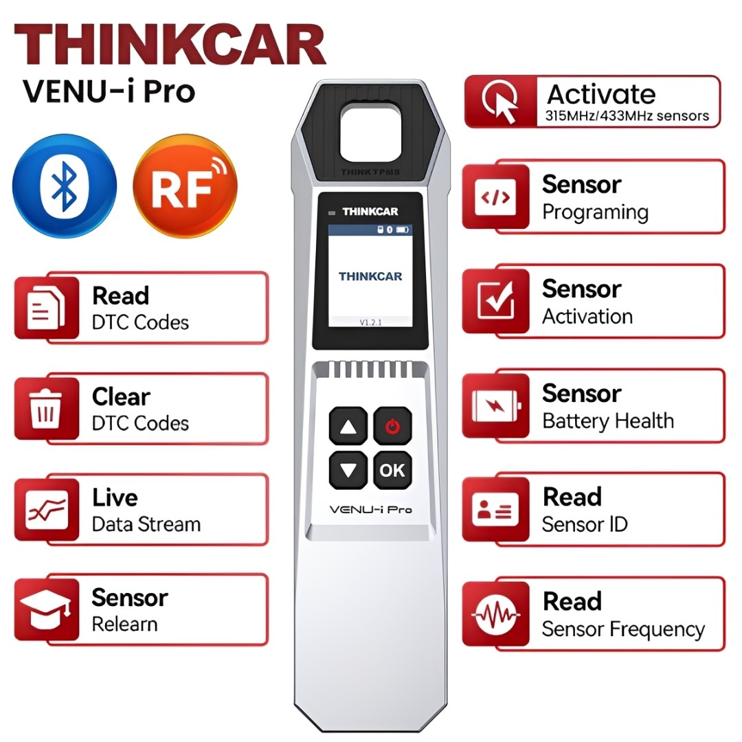 THINKCAR VENU iPro Relearn Reset Activate TPMS Programming TPMS Trigger Tool USA