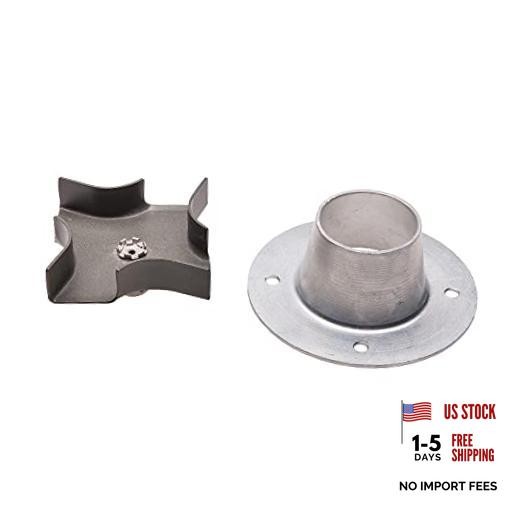 Metal Spinner Plate & Funnel Kit | Powder-Coated Metal | 4 outlets