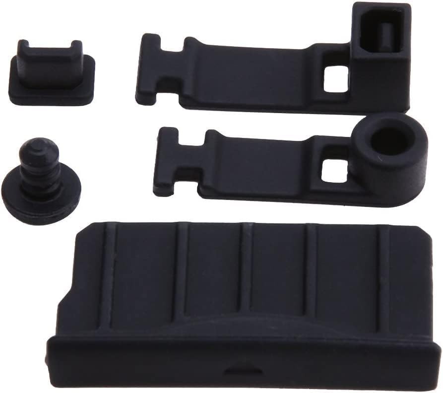 Silicone Dust Cover Set for New 3DS/3DS XL – 100% Protective & Stylish Black