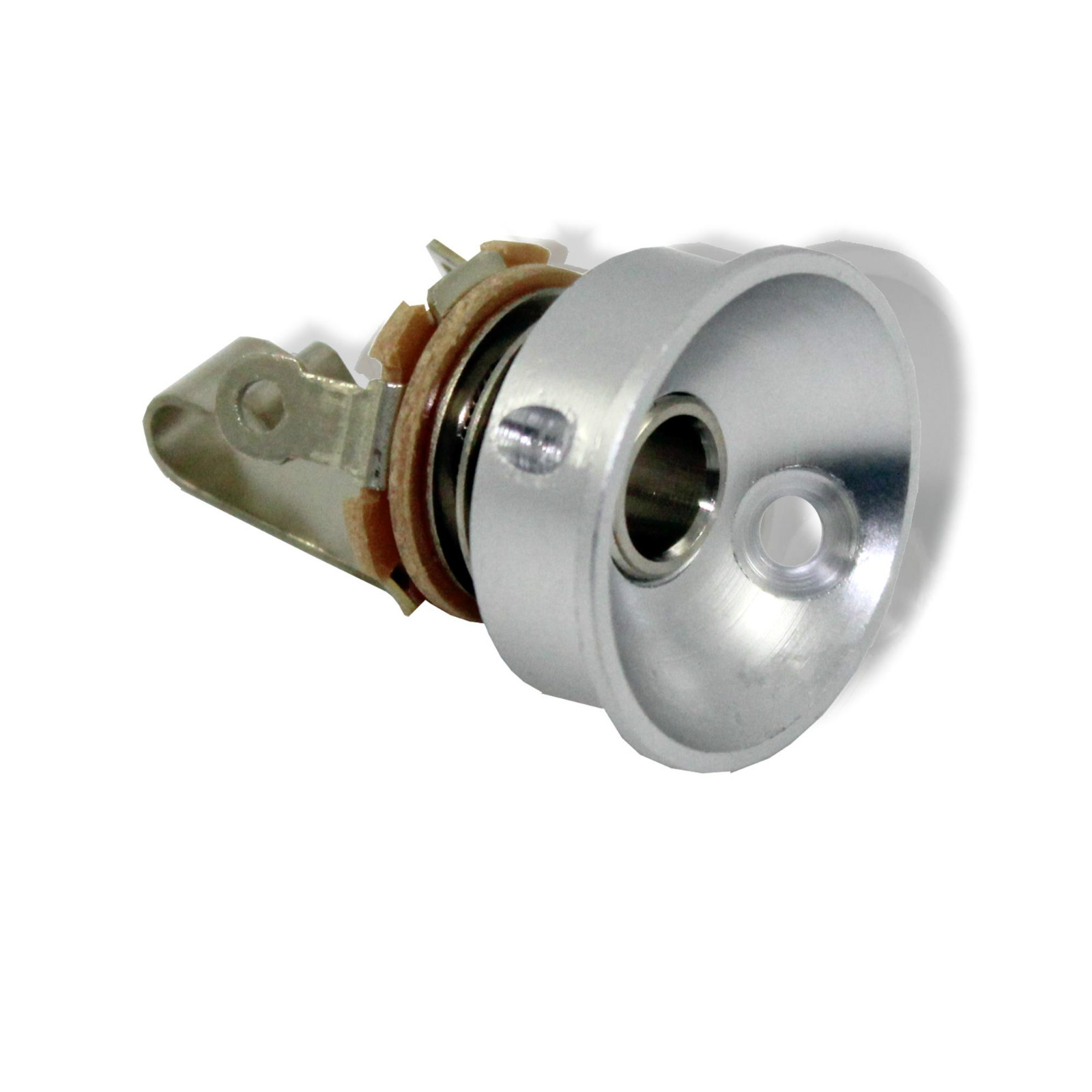 Jack Cup 22mm Socket Silver with Switchcraft Jack Bitterroot 0811246SLKT