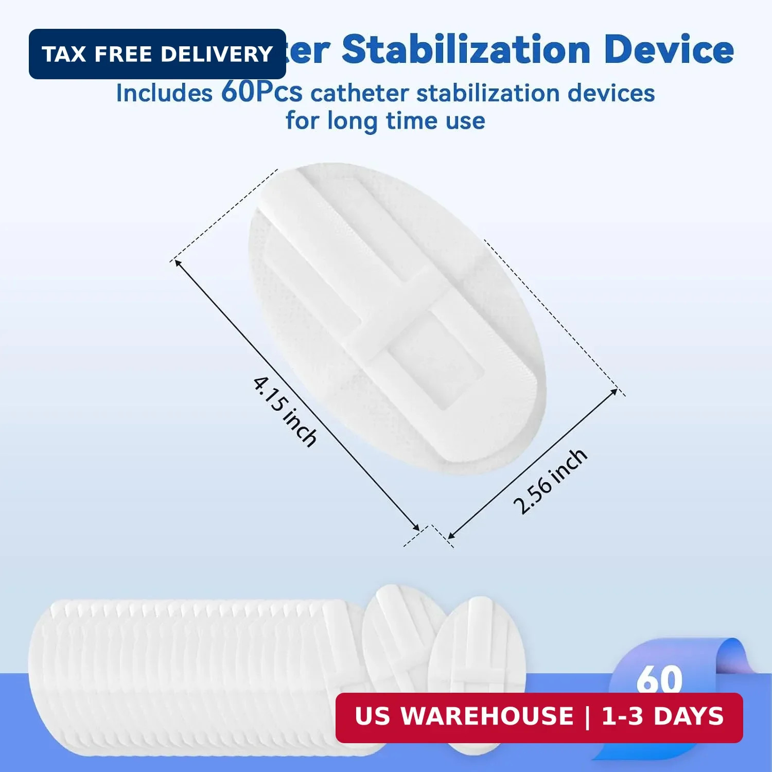 Catheter Stabilization Device, Catheter Securement Device with Extra-Large Self-