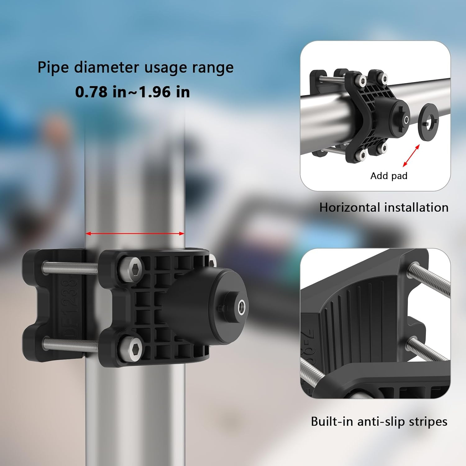 Transducer Mount Lowrance Eagle Eye 9 Adjustable Fisher Finder Pole Mount