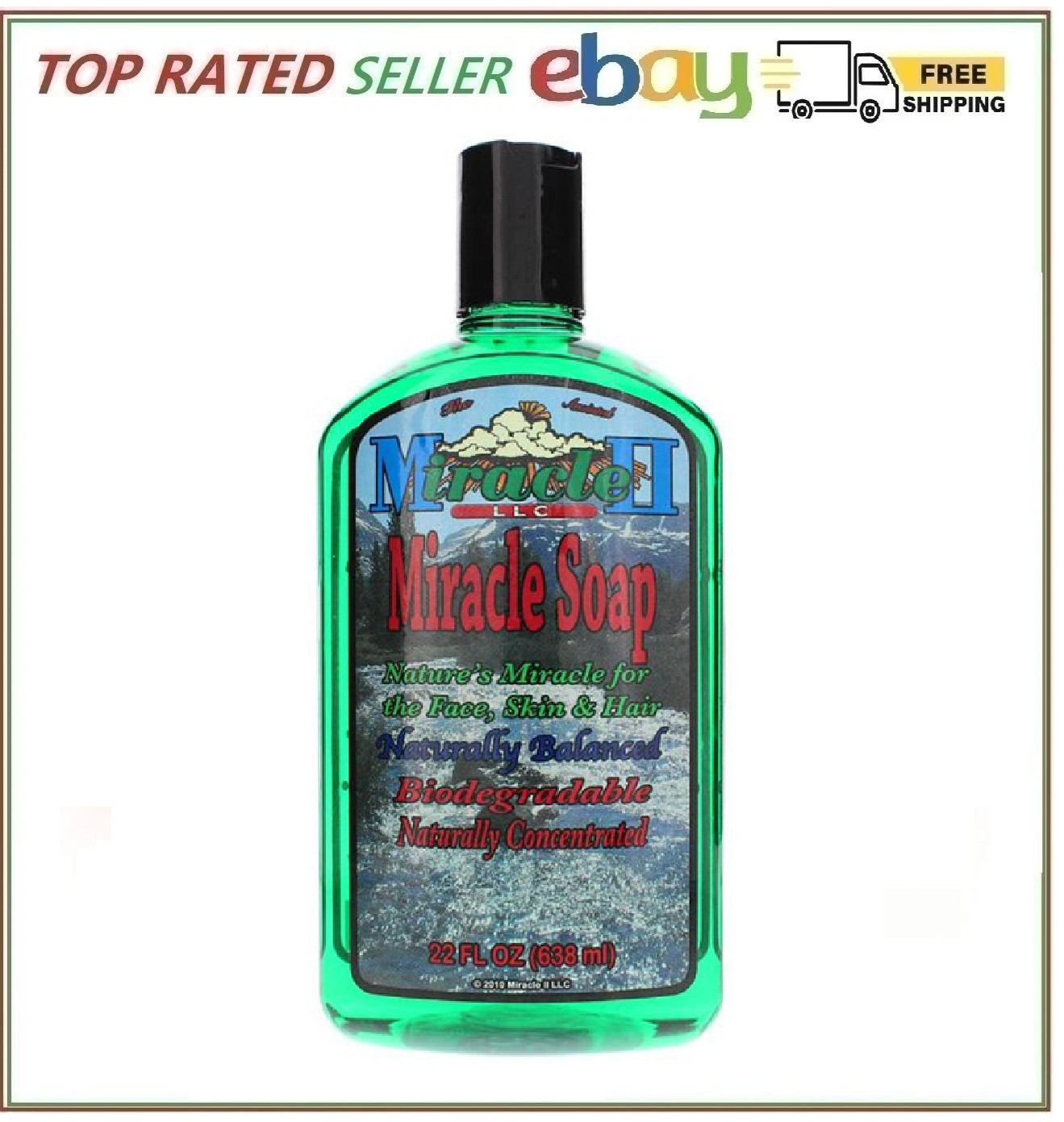 Miracle II Regular Soap 22 Oz (Miracle 2)