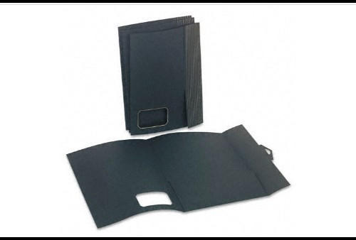 Oxford Braxton Series 4 Pack Premium Business Portfolios Black Gold Letter New