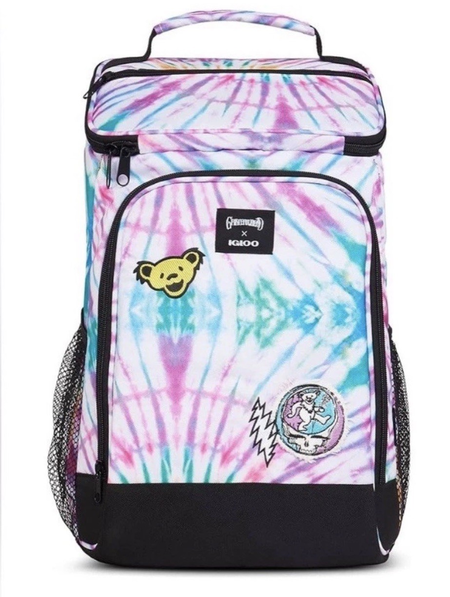 Grateful Dead Igloo Tie Dye Backpack Cooler Dancing Bears Insulated Bag
