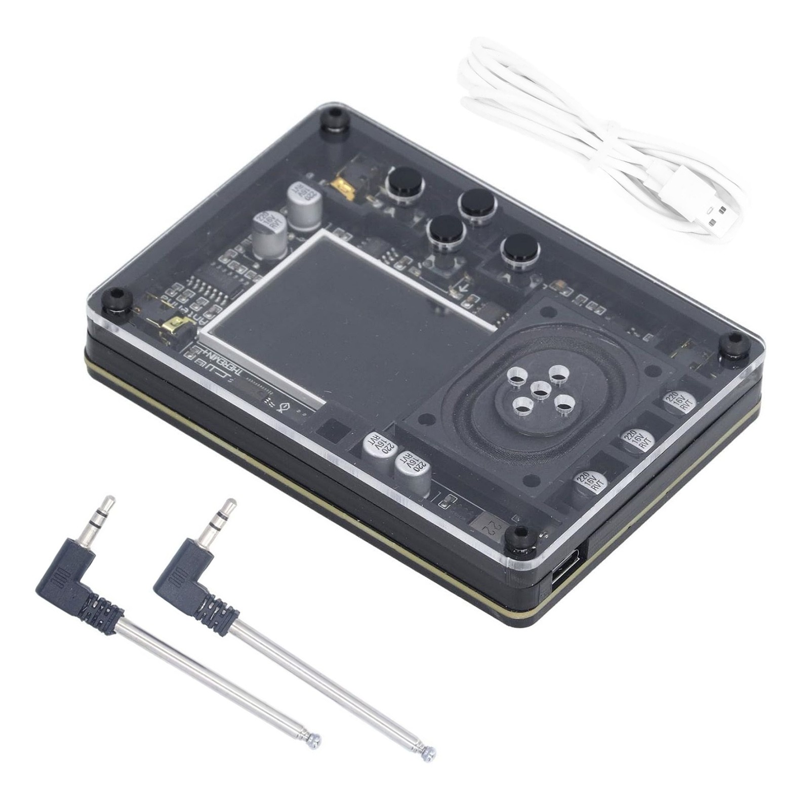 Mini Theremin Musical Electronic Creative Instrument OLED Color Screen Display