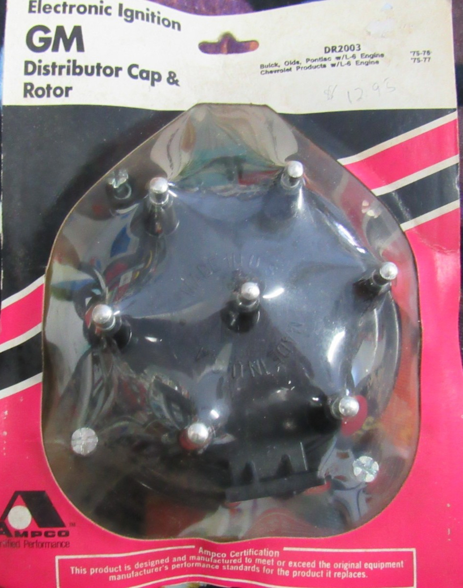 NEW Ampco - DR2003 - 6-Cylinder - GM Buick Pontiac Olds -Distributor Cap & Rotor