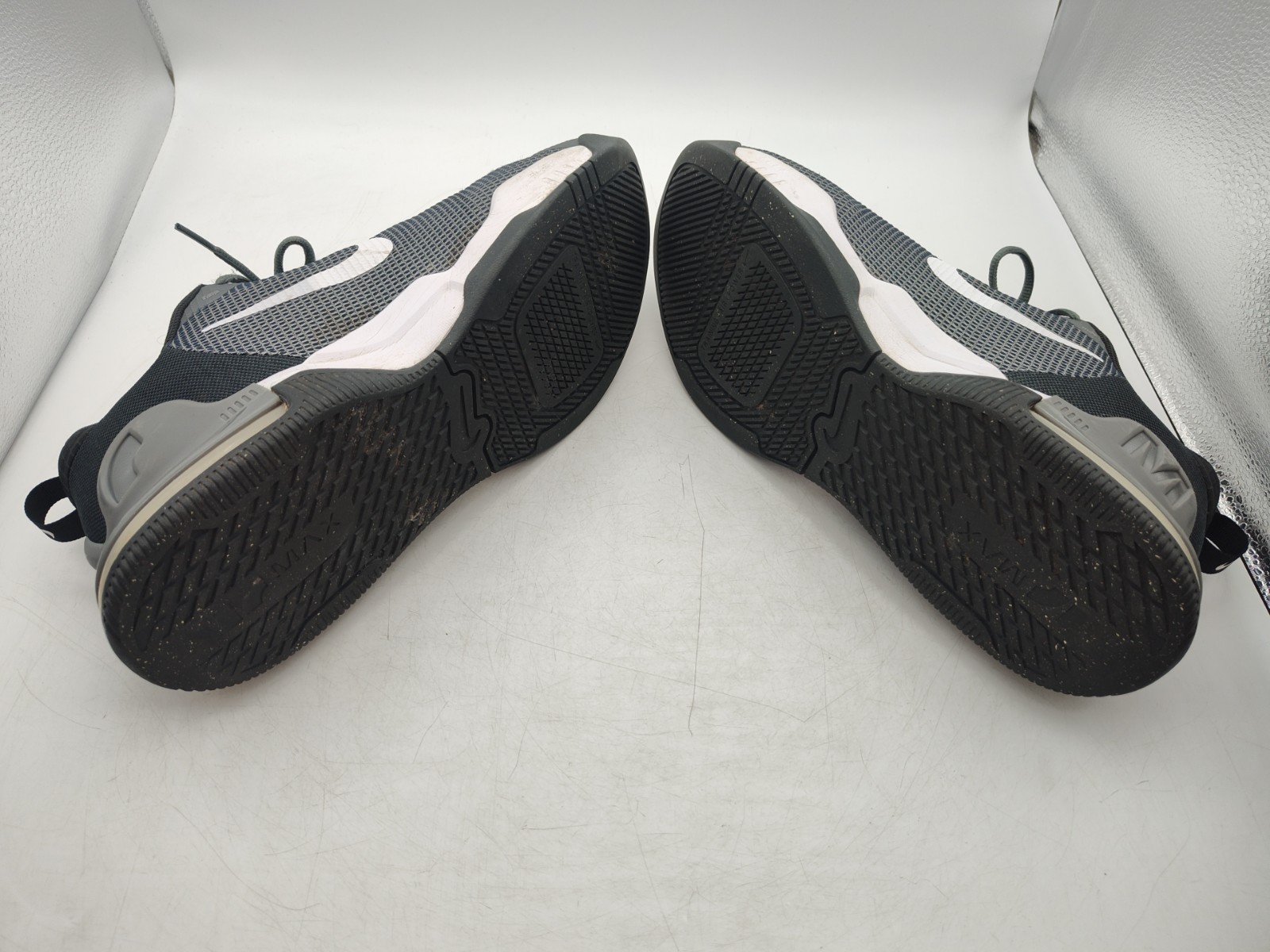 Nike-Air Max-Alpha Trainer 5-Smoke Gray/White-DM0829-003-Shoes-Mens Size 12-NICE