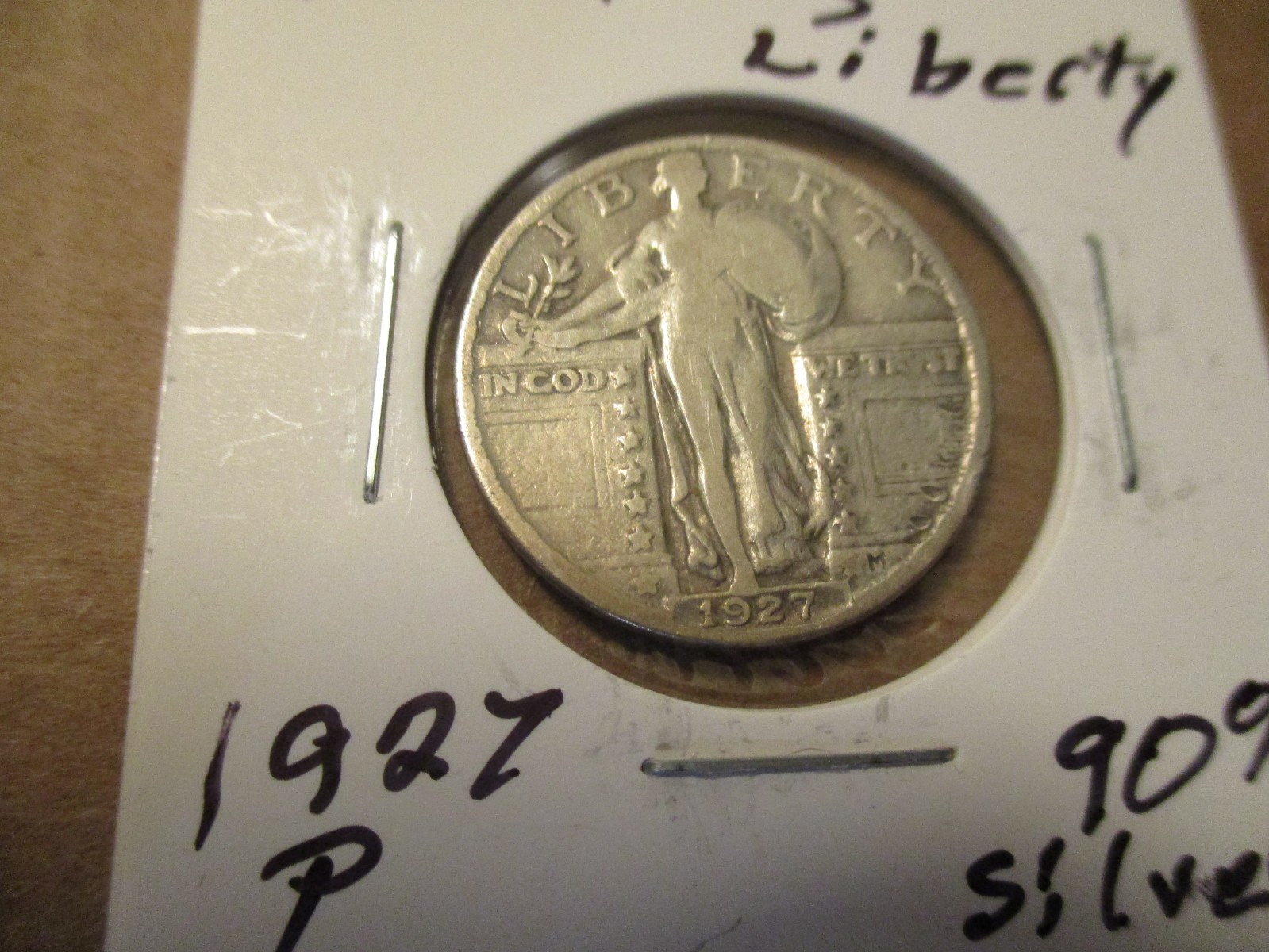 Standing Liberty Quarter, 1927-P, 90% SILVER!! #49