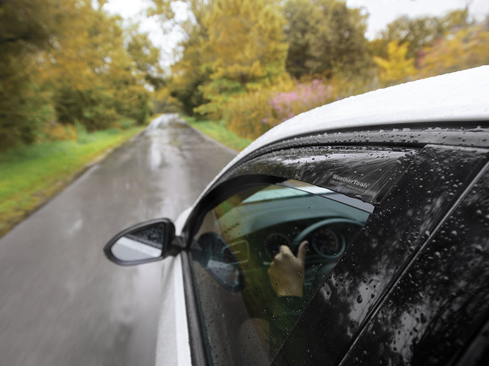 WeatherTech Side Window Deflectors for Toyota Camry - Dark Tint, 84882IM