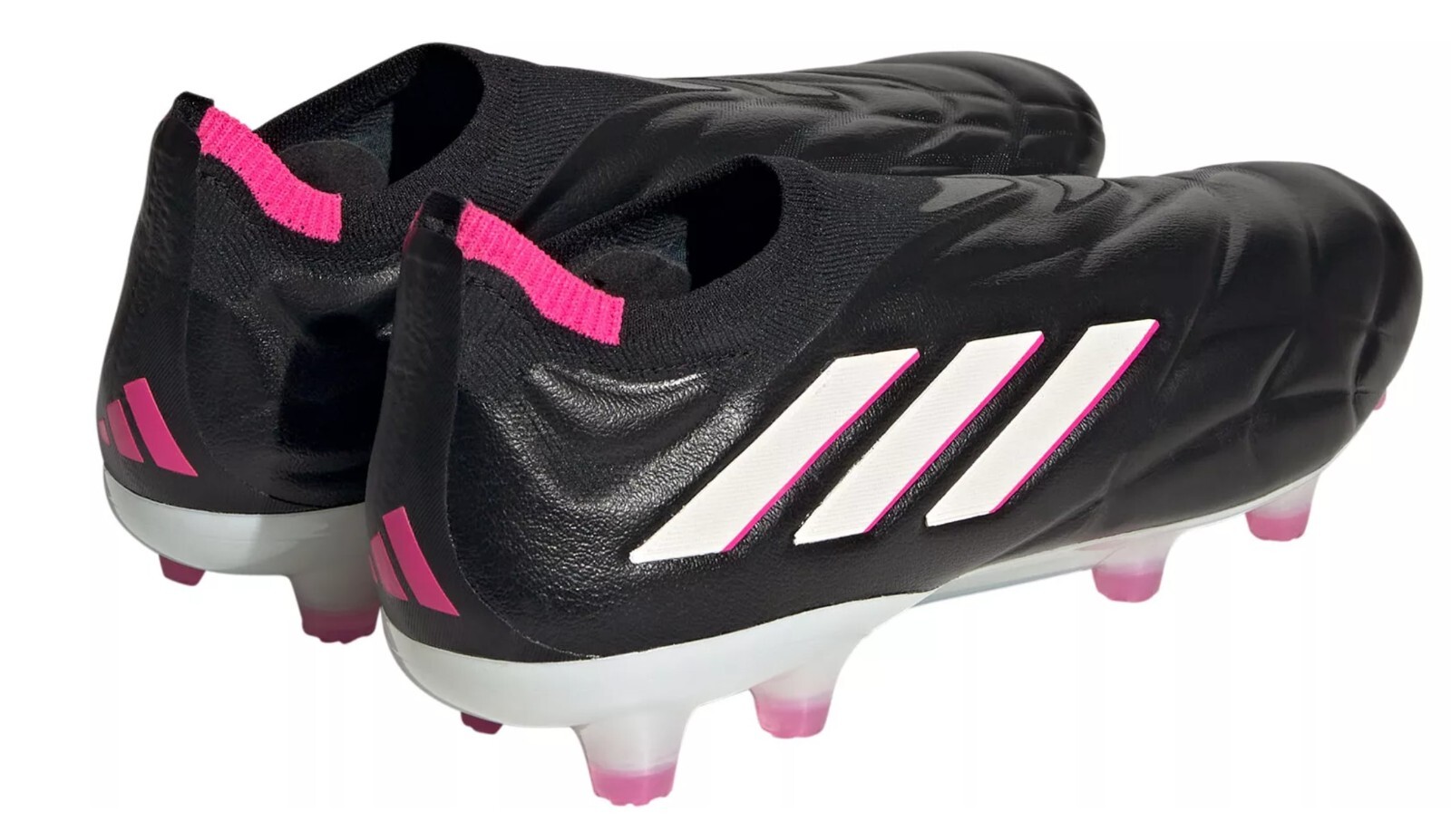 NIB - Adidas Copa Pure + FG HQ8895 Black White Mens Soccer Cleats Laceless