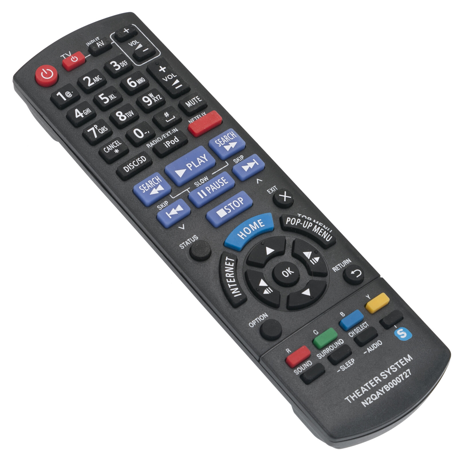 N2QAYB000727 Replace Remote for Panasonic SC-BTT196 SA-BTT190 SA-BTT195 SABTT196
