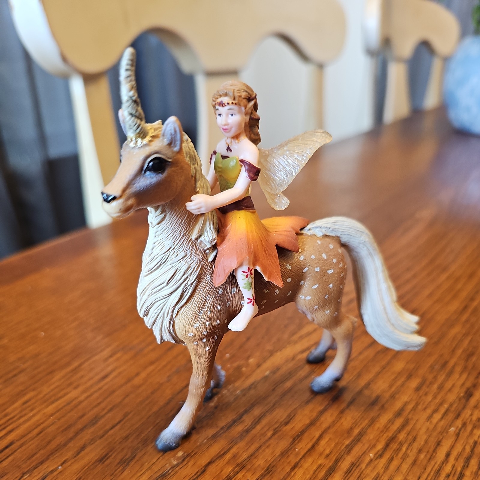 SCHLEICH Bayala  Magical Female Elf on Forest Unicorn - HTF