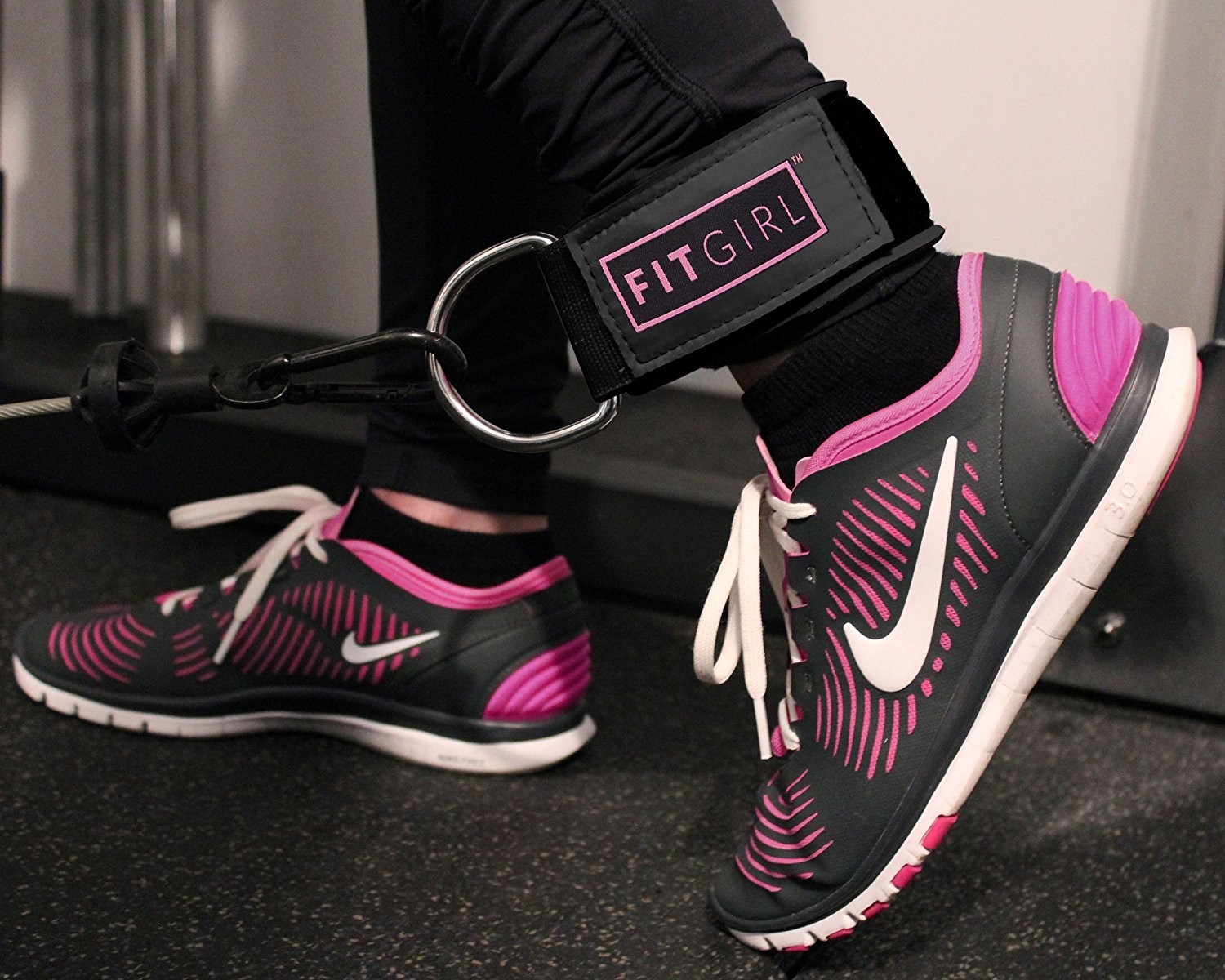 - Ankle Strap (Single) for Cable Machines and Resistance Bands, Work Out Cuff...