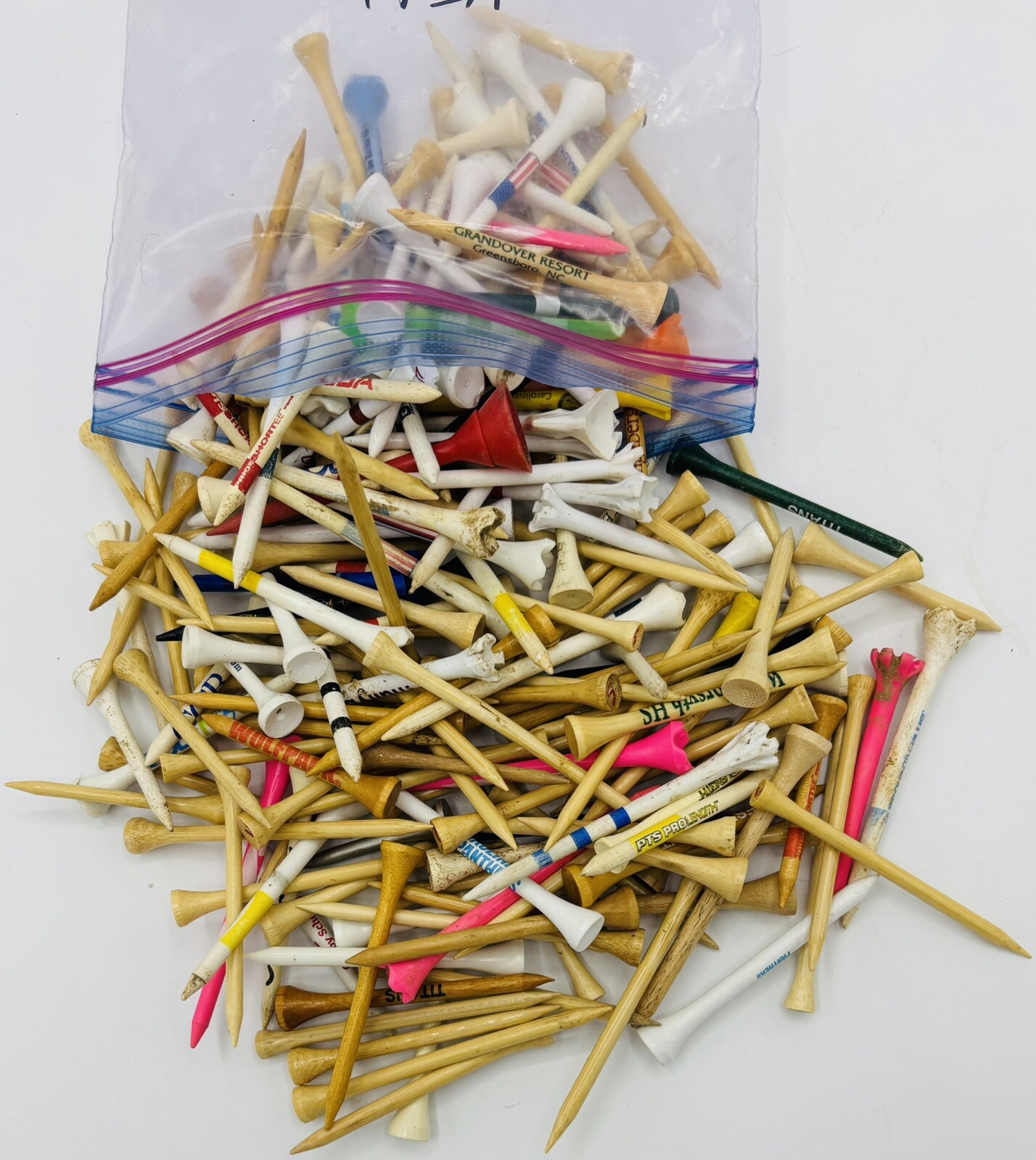 205+ Bag of USED Miscellaneous Golf Tees