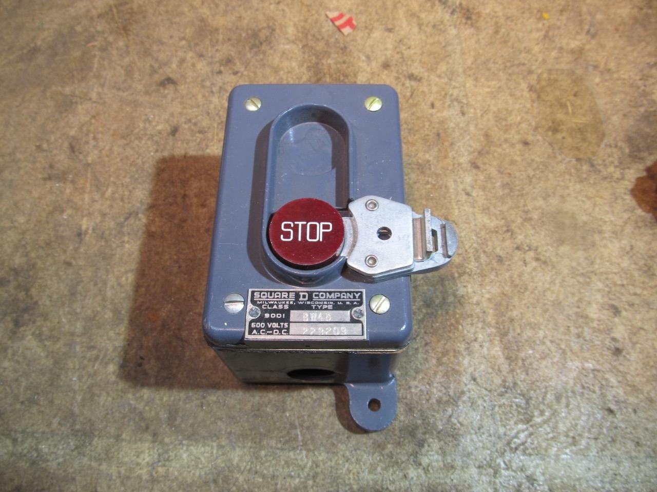 Square D 9001 BW48 Stop Switch Assembly