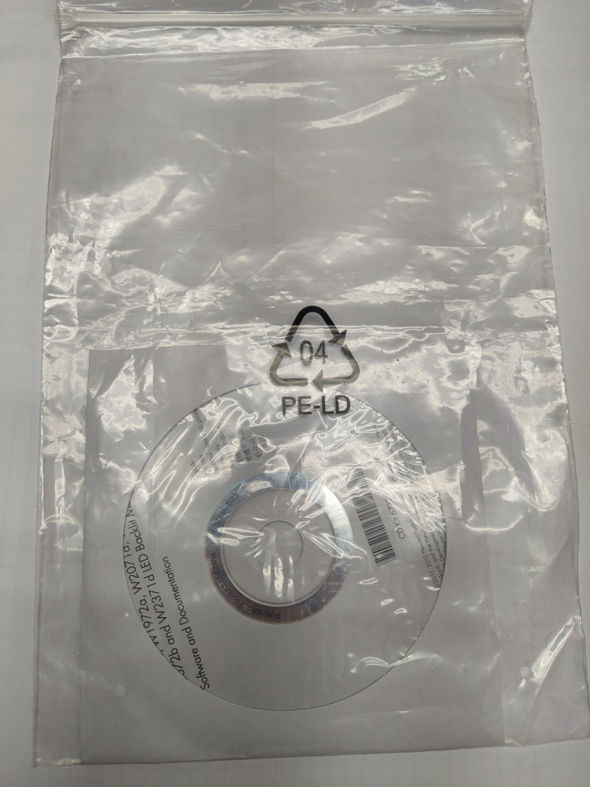 PolyStar W1971d/W1972d/W2071d/W2072d Software & Documentation CD Win XP/7