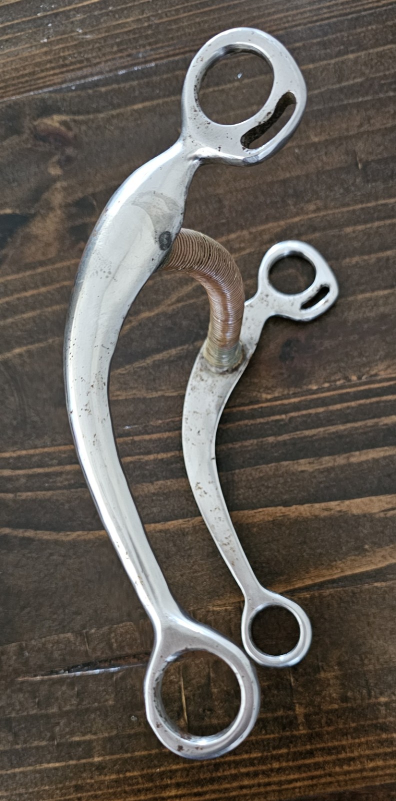 Copper Wrapped Mullen Long Shank Horse Bit