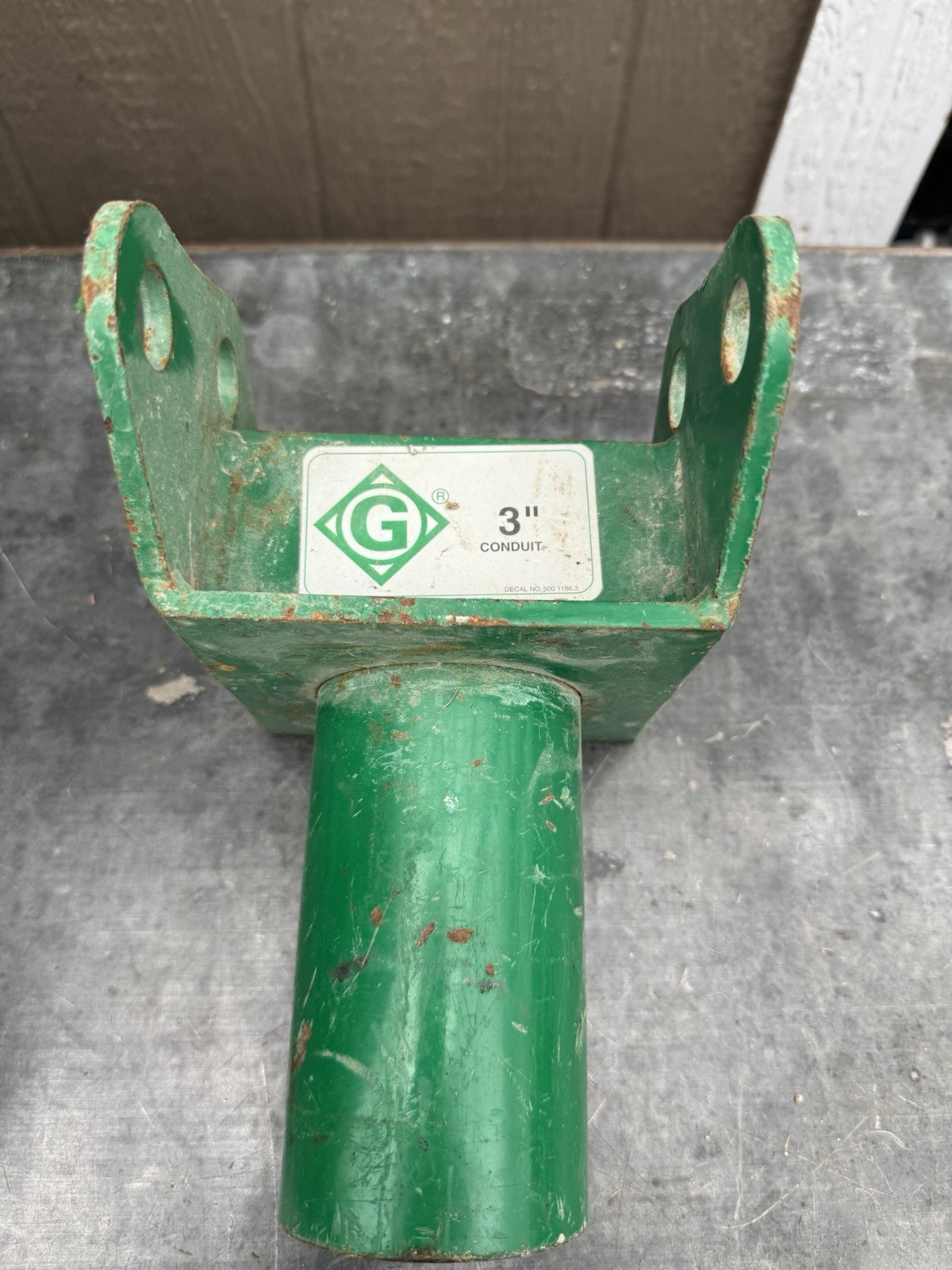 Greenlee 00811 3" Adapter Weldment Ultra Tugger Pipe Sheave Slip-In Coupling (C)