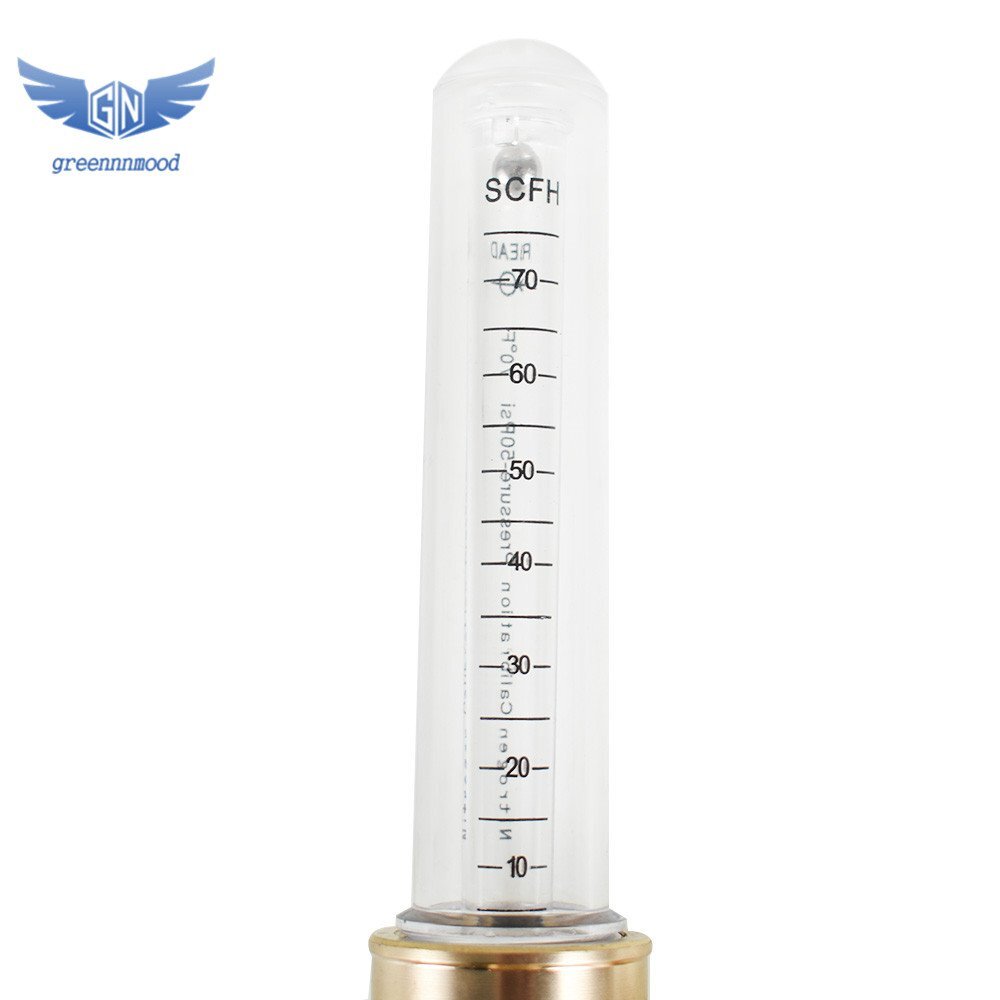 Nitrogen Flow Meter Max inlet Pressure 50 PSIG Brass New