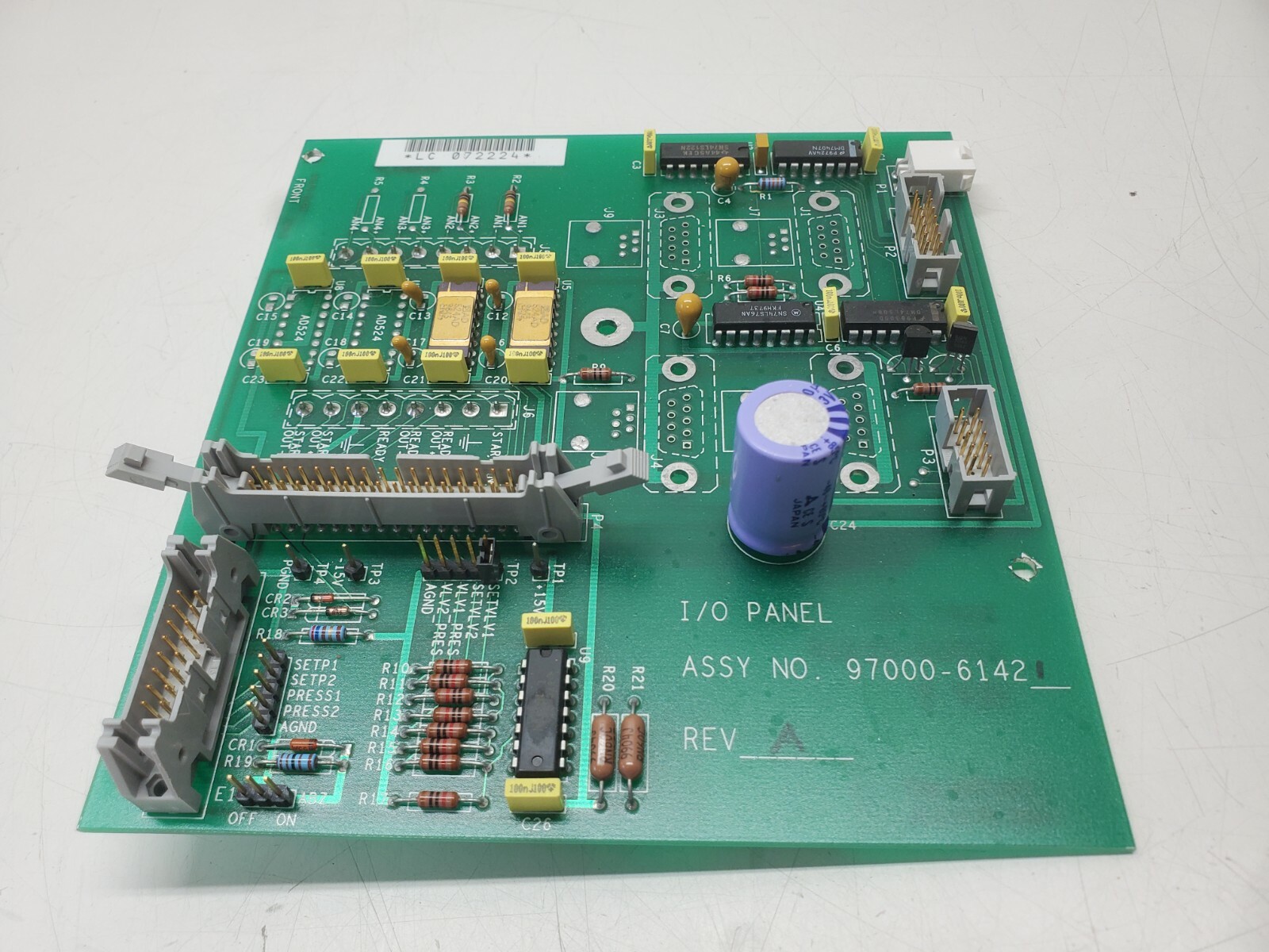 Thermo Finnigan Mass Spectrometer 97000-61421 I/O Panel