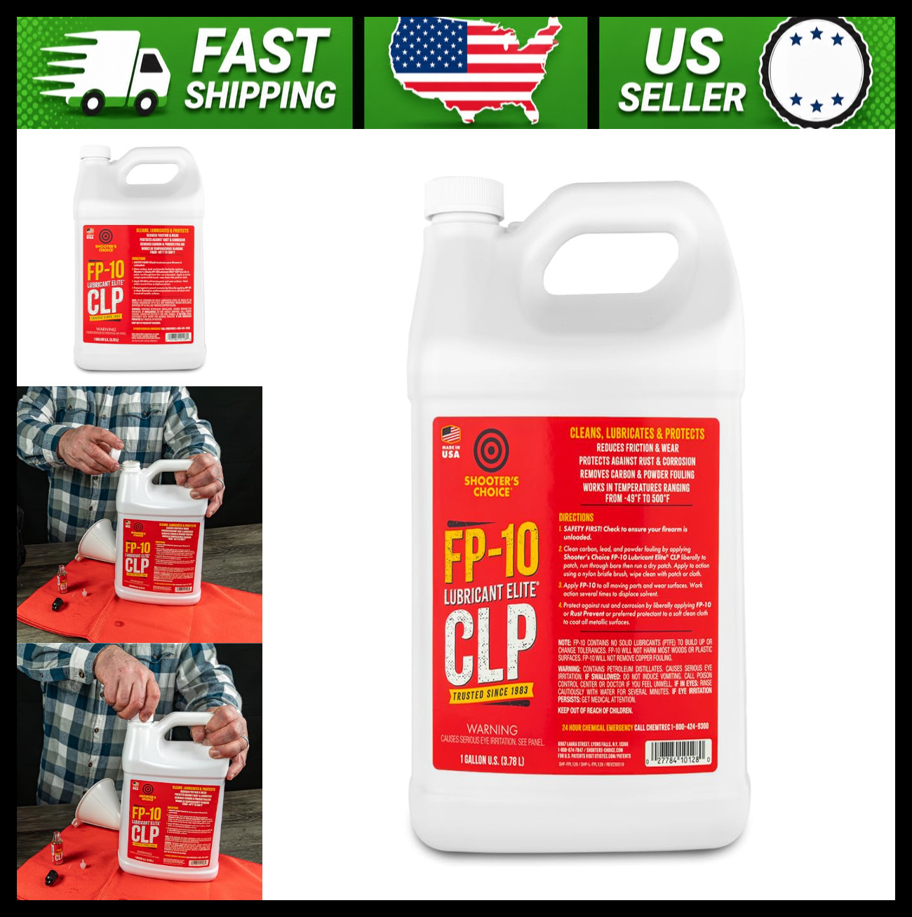 Shooter's Choice FP-10 Lubricant Elite CLP Gallon