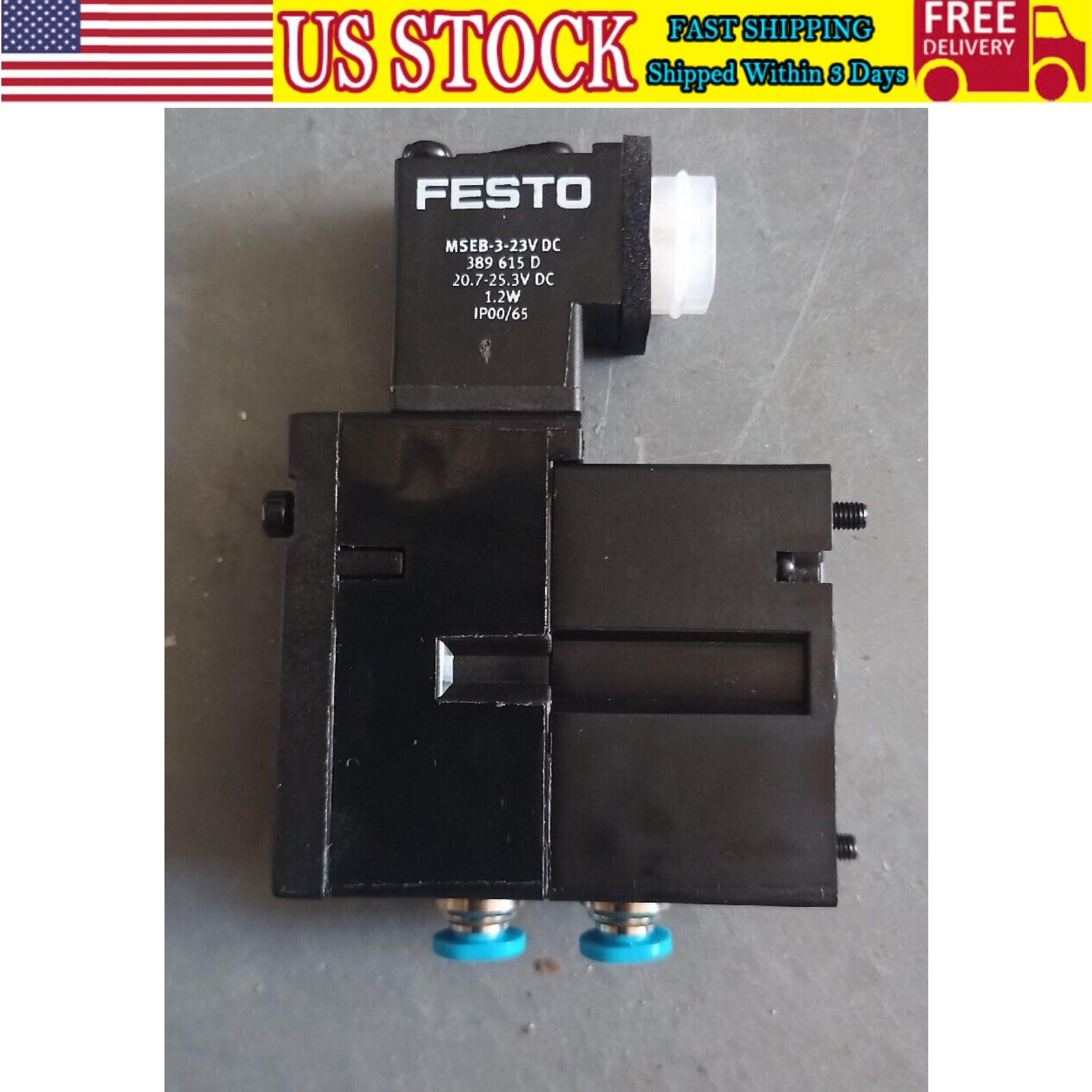 US FREE TAX New Festo  MEBH-4/2-QS-4-SA Solenoid Valve