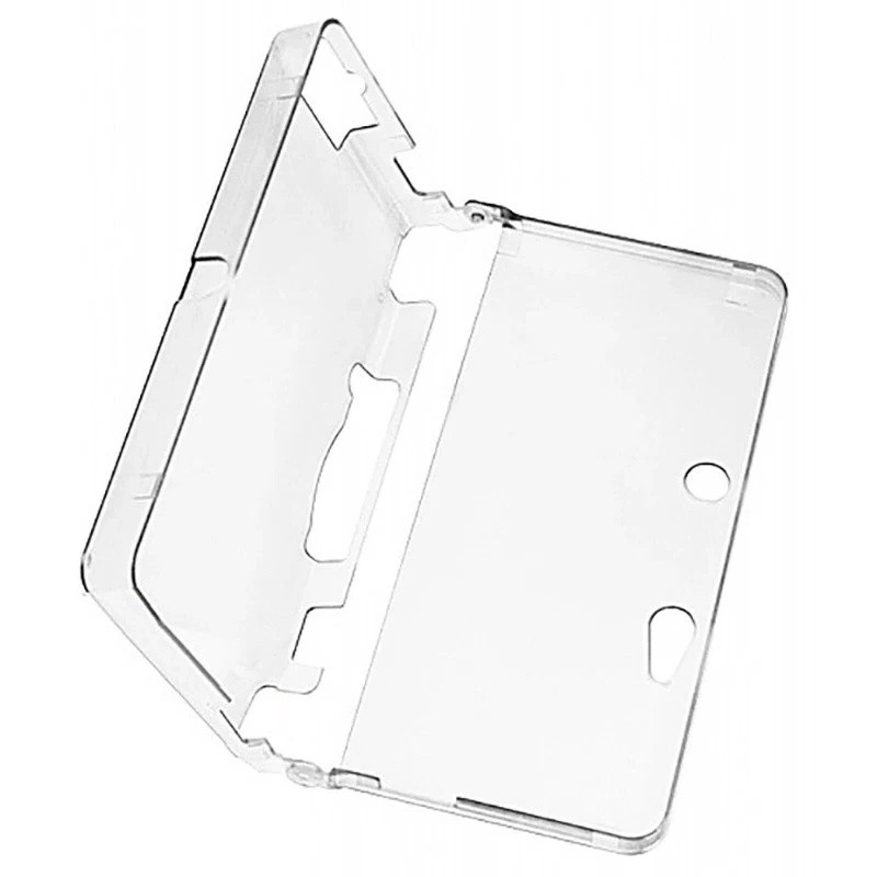 For Nintendo 3DS Clear Snap-on Plastic Crystal Hard Shell Case Protective Cover