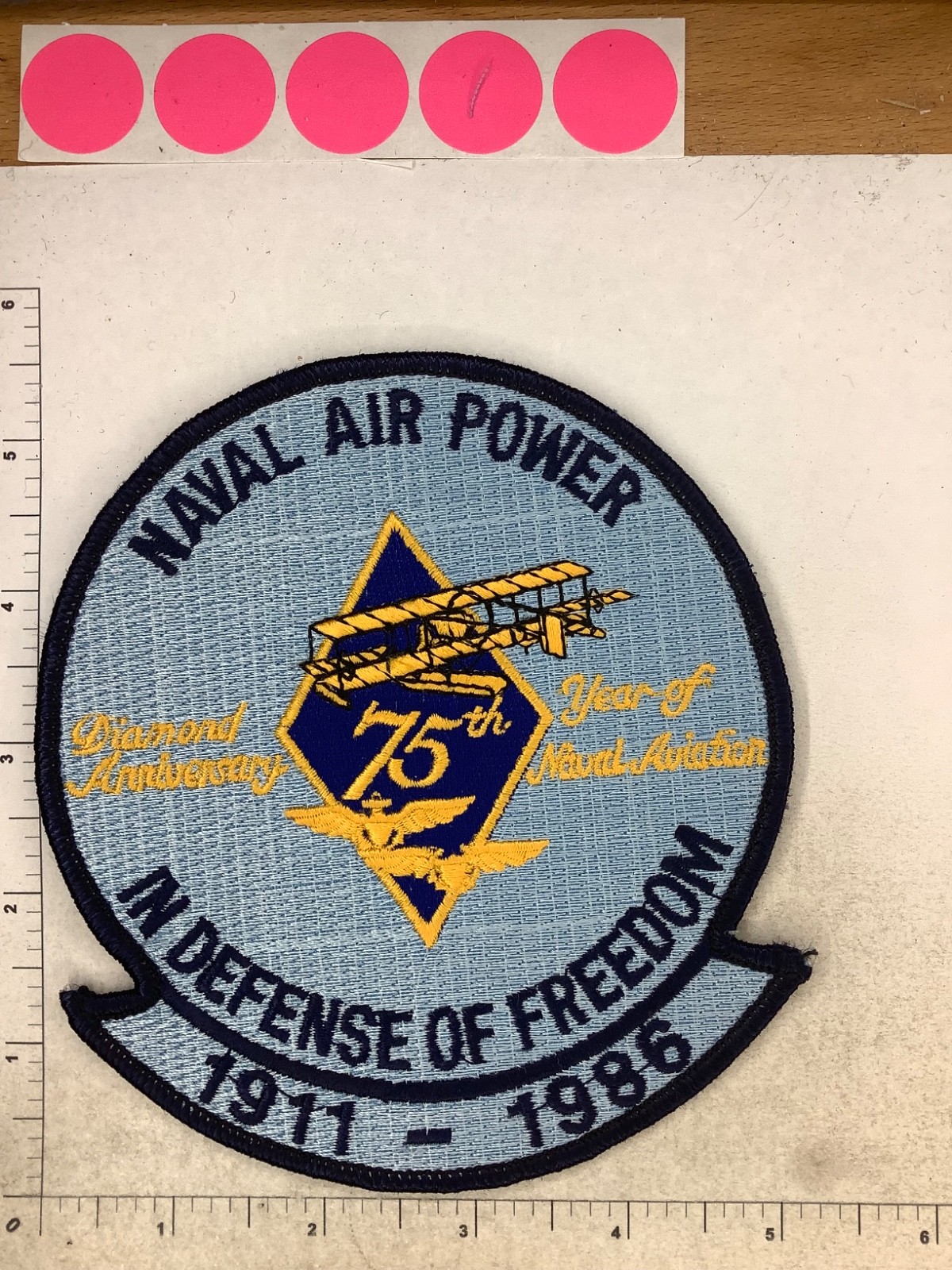 US NAVAL AIR POWER 75 YEARS PATCH