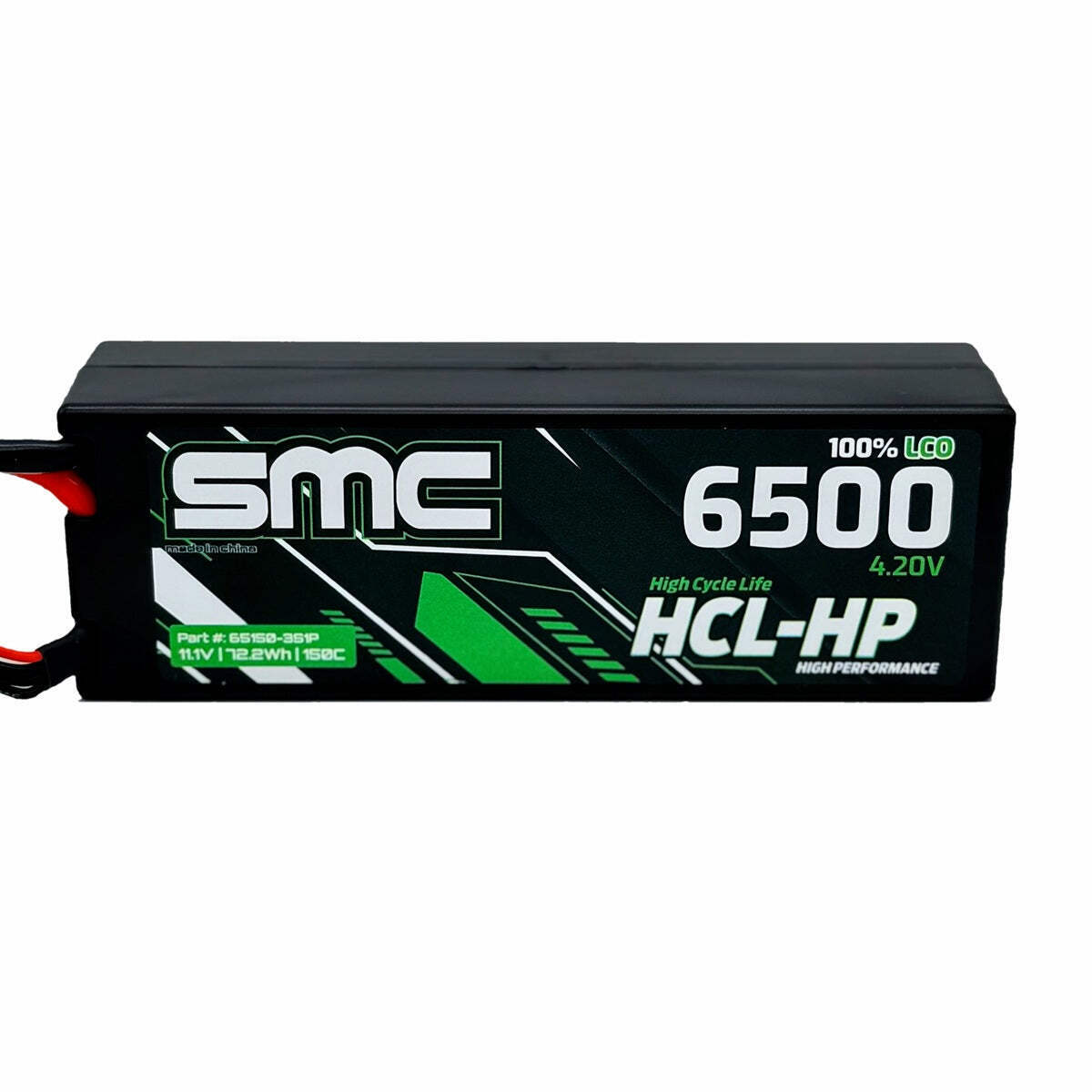 SMC Racing SMC65150-3S1P HCL-HP 3s Lipo 11.1V 6500mAh 150C Hardcase EC5 IC5 Conn