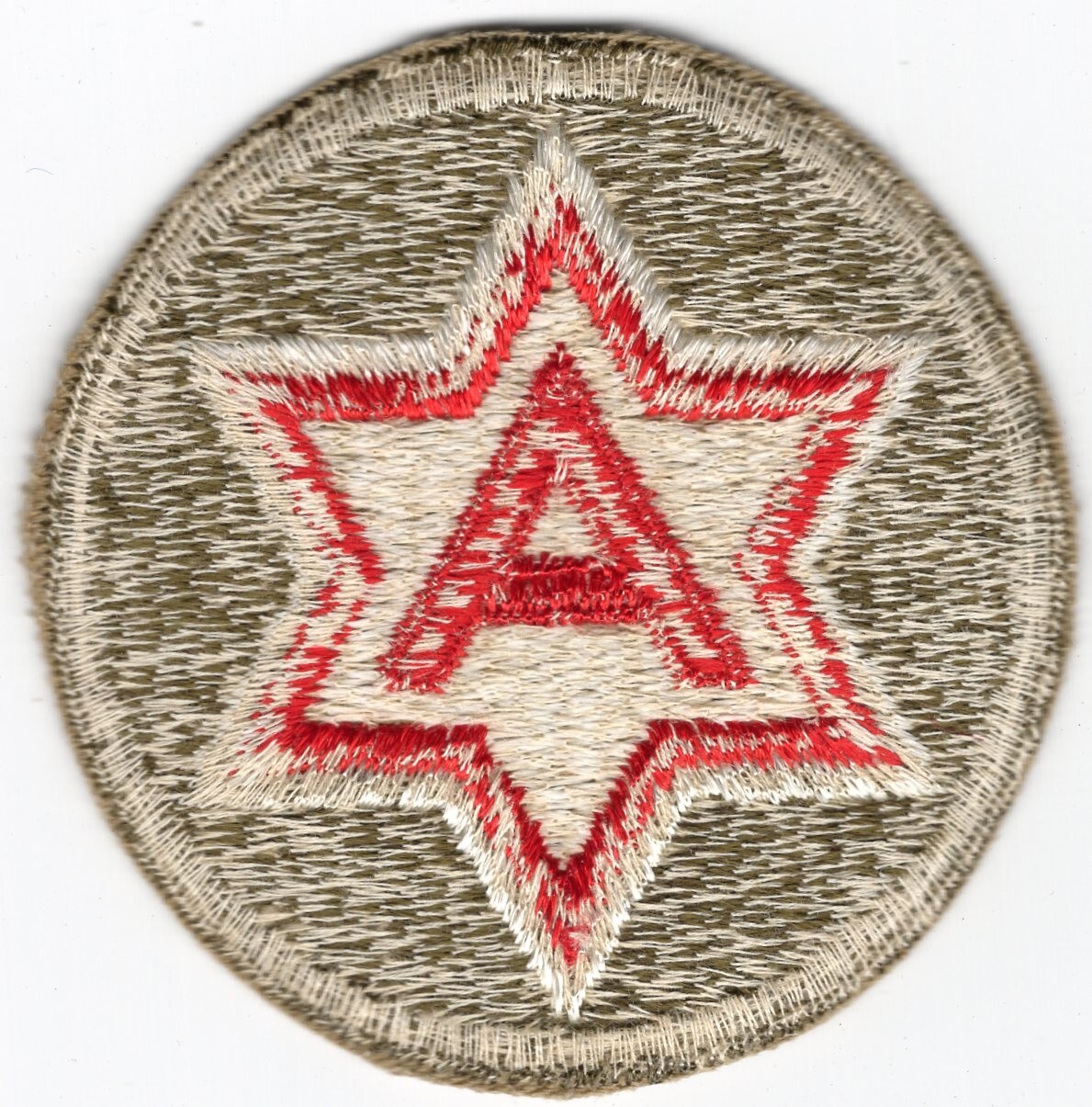 6th Army patch real WWII make US Army