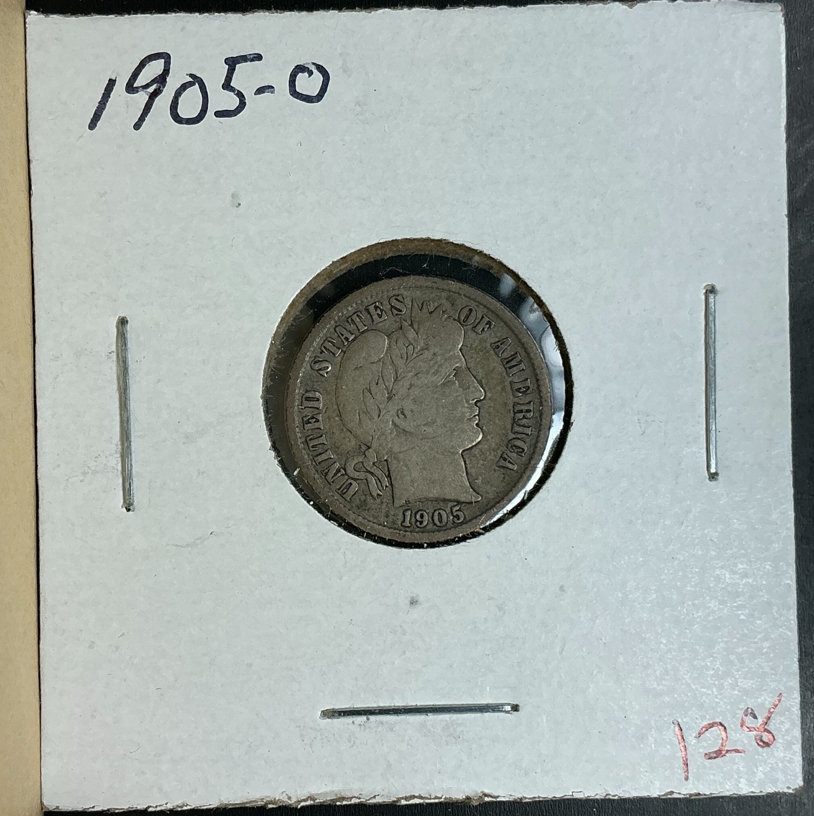 1905-O F+ Barber Liberty Dime New Orleans rare date silver collection great coin