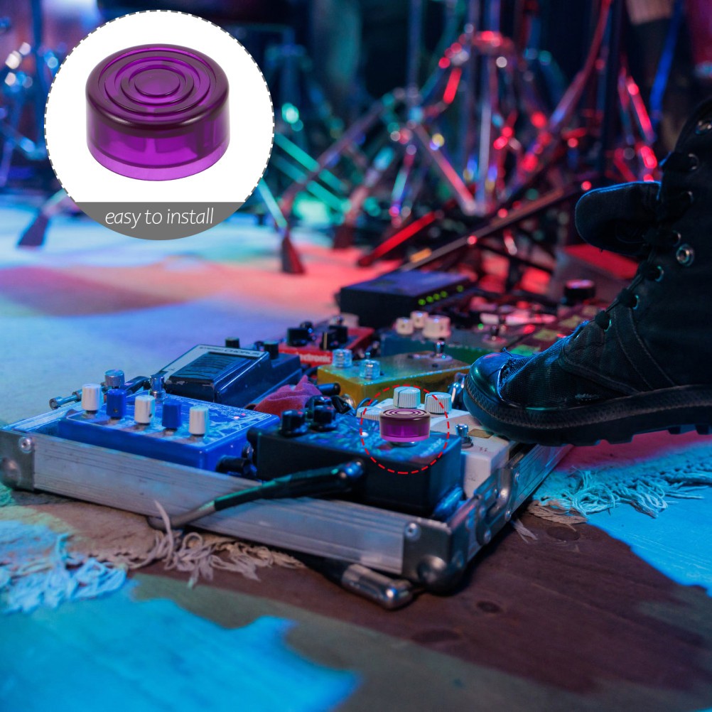 15 Pcs Guitar Pedal Button Caps Effect Footswitch Topper
