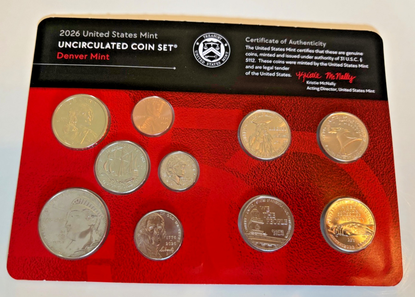 LAST ONE! Complete 2026 D Uncirculated Coin US Mint Set RARE Lincoln CENT USA