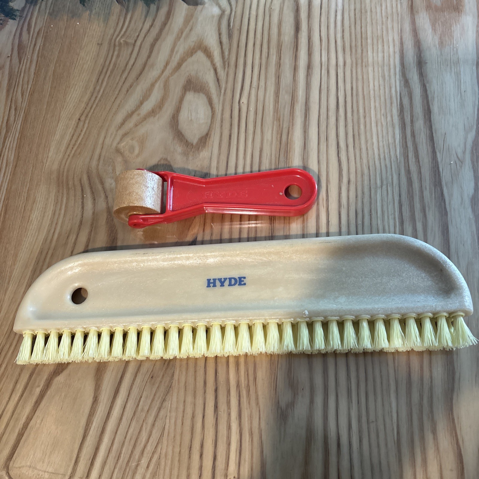 Hyde Brush 12 Inches & Hyde red handle roller USED